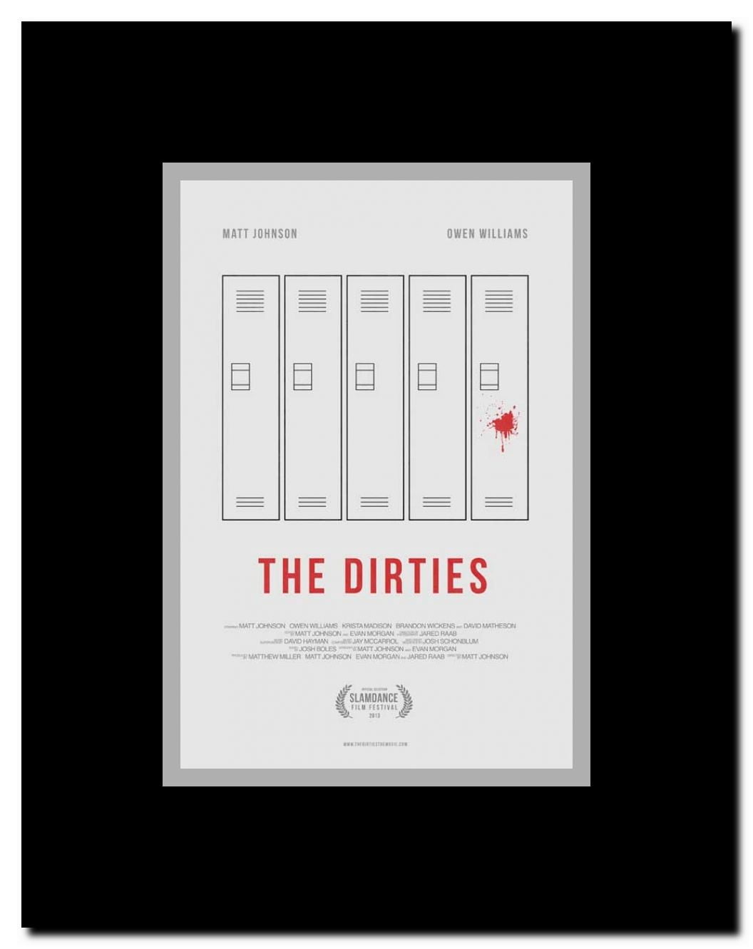 The Dirties Framed Movie Poster