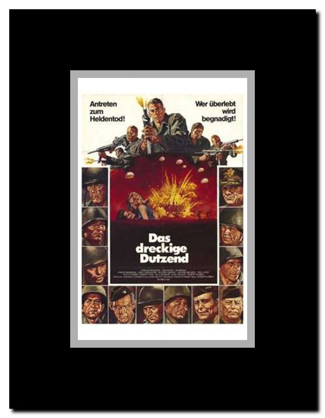 The Dirty Dozen Framed Movie Poster