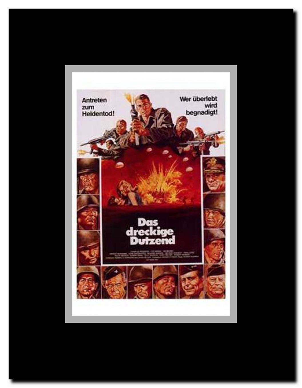 The Dirty Dozen Framed Movie Poster