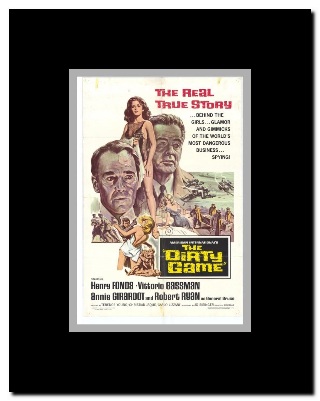 The Dirty Game Framed Movie Poster