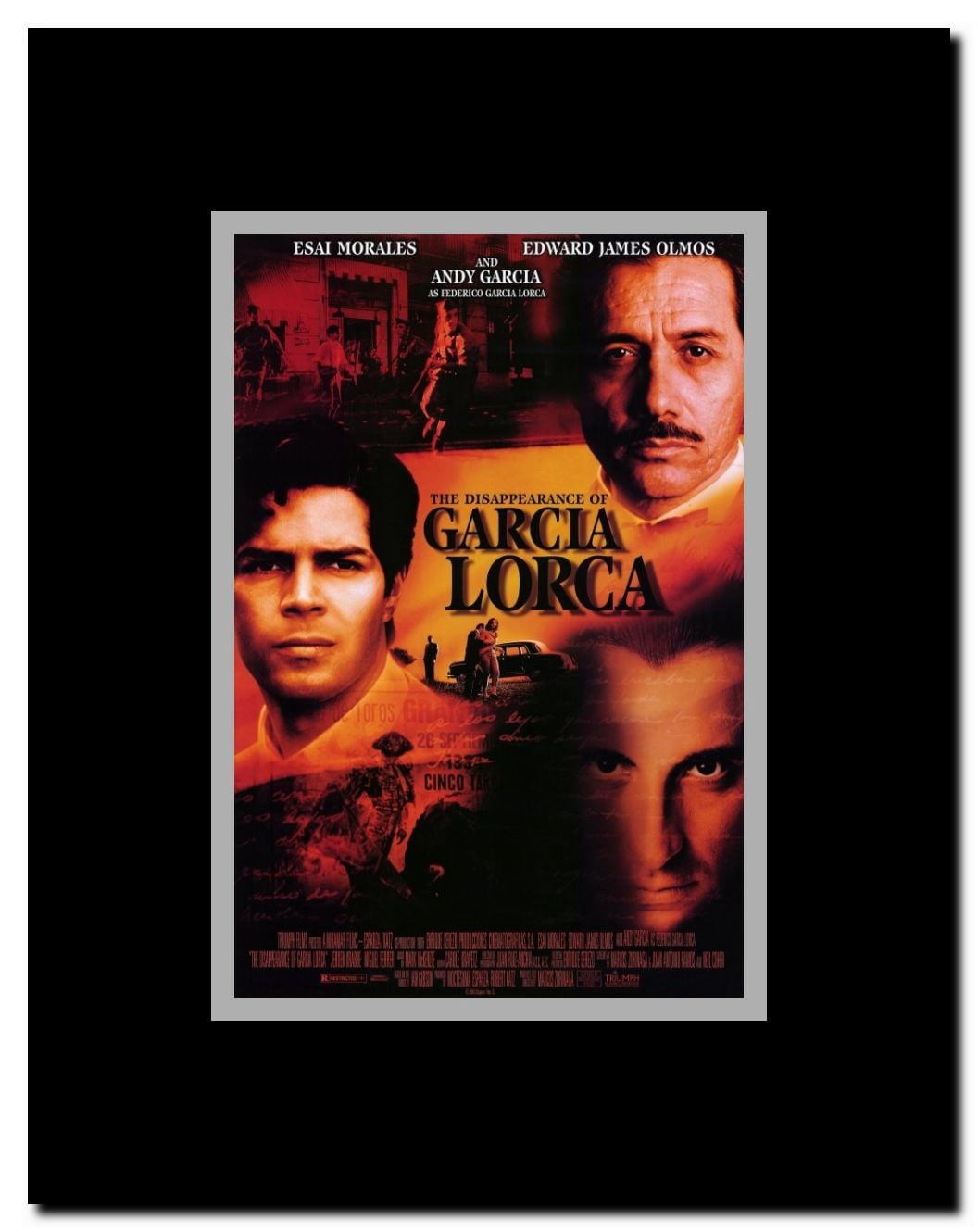 The Disappearance of Garcia Lorca Framed Movie Poster