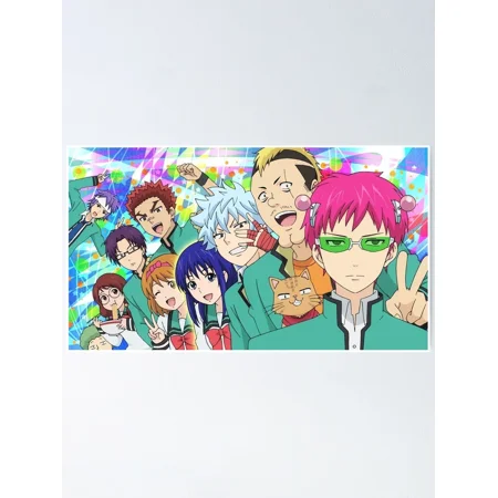 The Disastrous Life of Saiki K Anime Manga Poster Unframed Size 24''x36'' GooGate
