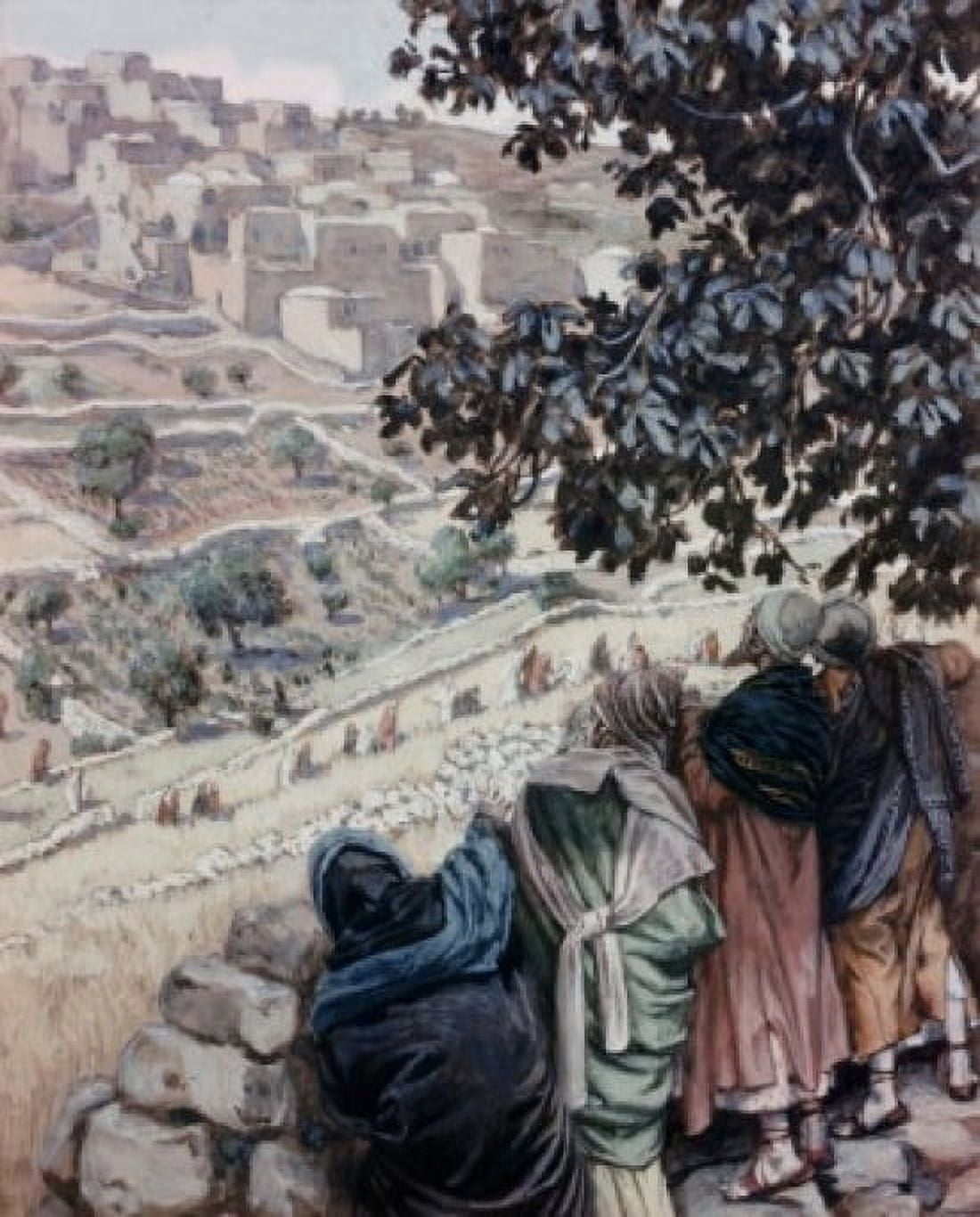 The Disciples Pluck Corn on the Sabbath James Tissot (1836-1902French) Canvas Art - James Tissot (18 x 24)