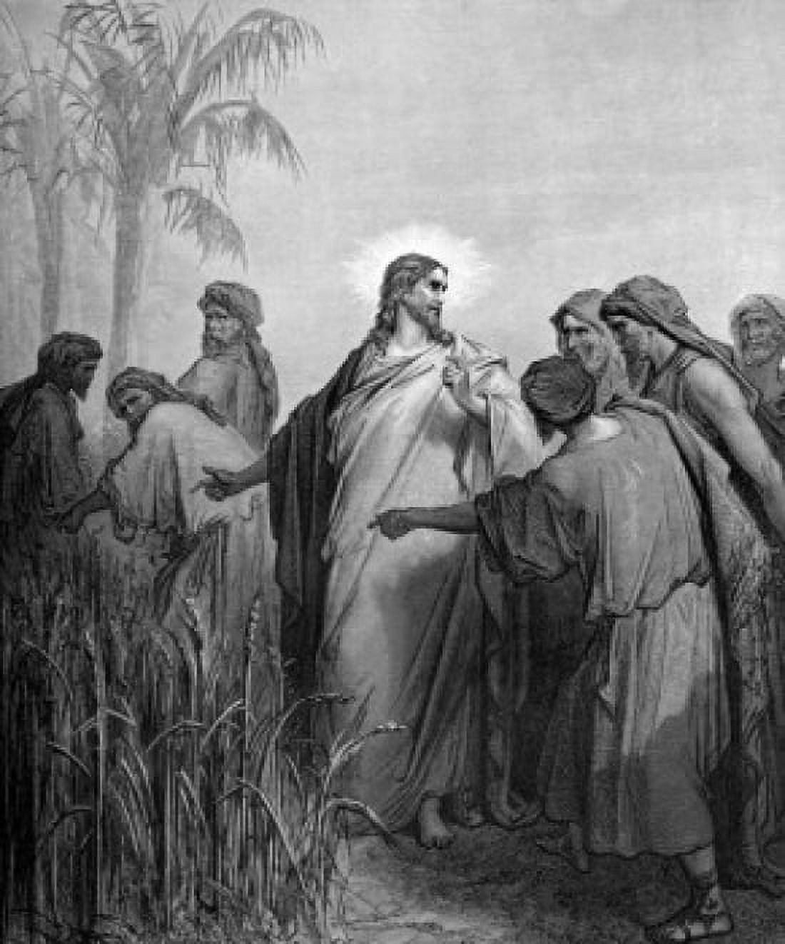 The Disciples Puck Corn on the Sabbath by Gustave Dore 1832-1883 Canvas Art - Gustave Dore (18 x 24)