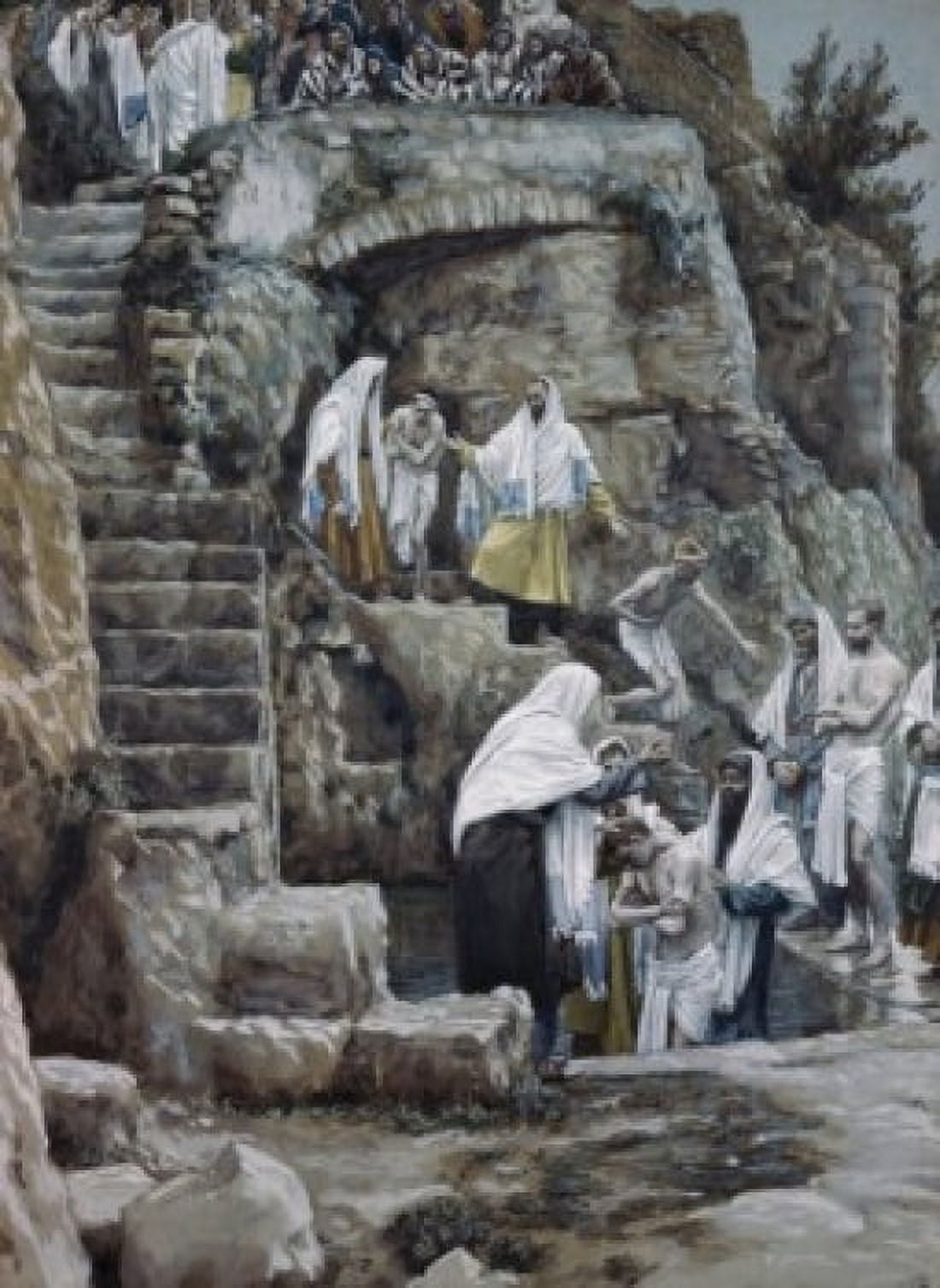 The Disciples of Jesus Baptizing James J Tissot (1839-1902 French) Canvas Art - James Tissot (18 x 24)