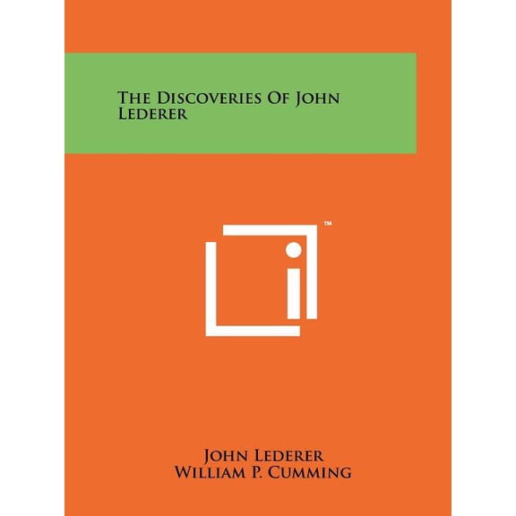 The Discoveries Of John Lederer
