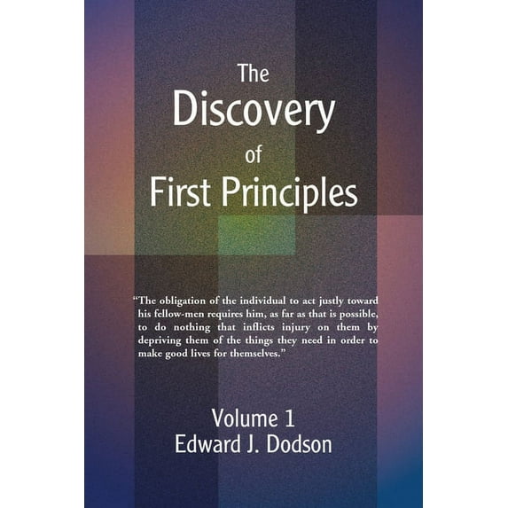 Discovery of First Principles: The Discovery of First Principles (Paperback)