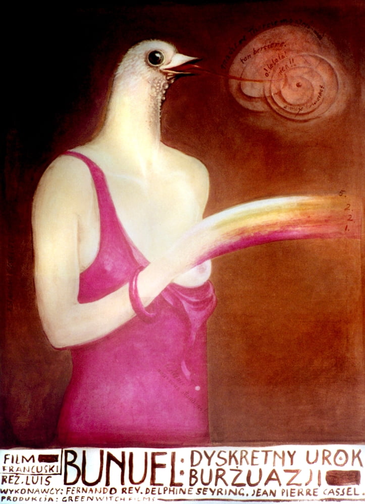 The Discreet Charm Of The Bourgeoisie Canvas Art - (24 x 36)