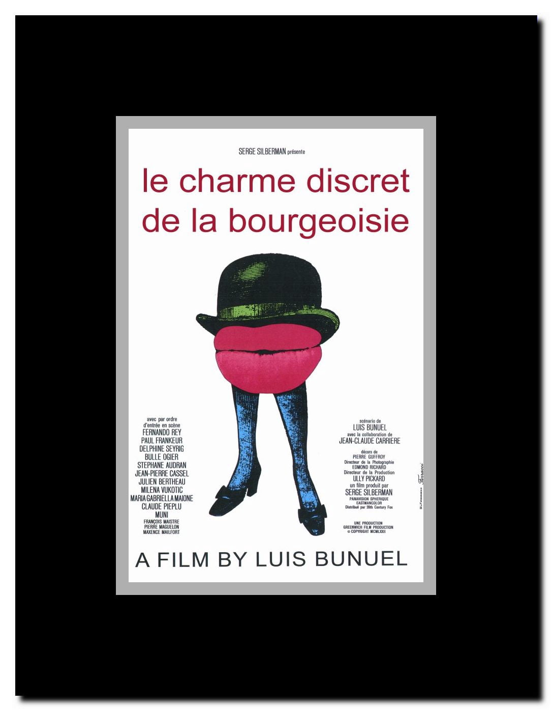 The Discreet Charm of the Bourgeoisie Framed Movie Poster