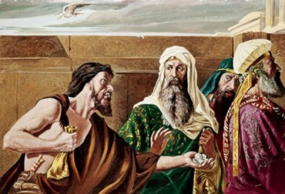 The Dispair of Judas Edward Armitage (1817-1896 British) Canvas Art - Edward Armitage (24 x 36)