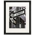 thumbnail image 1 of The Display Guys~ LUXURY MADE AFFORDABLE! 11”x14” TEMPERED GLASS Photo Frame in Onyx Walnut Wood Finish Ridge Molding Elegant and Contemporary, 1 of 8