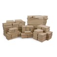 thumbnail image 1 of The Display Guys Cardboard Jewelry Boxes With Cotton 100 Pack &ndash; Kraft Brown, 1 of 7