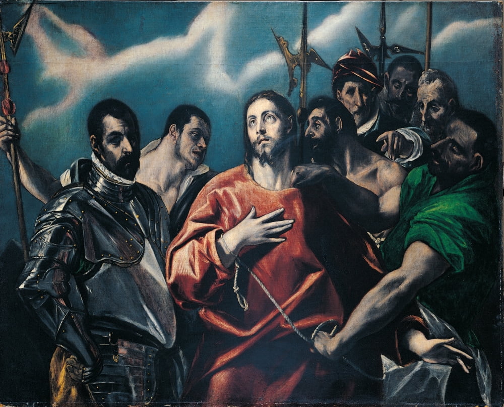 The Disrobing Of Christ Canvas Art - (24 x 18)