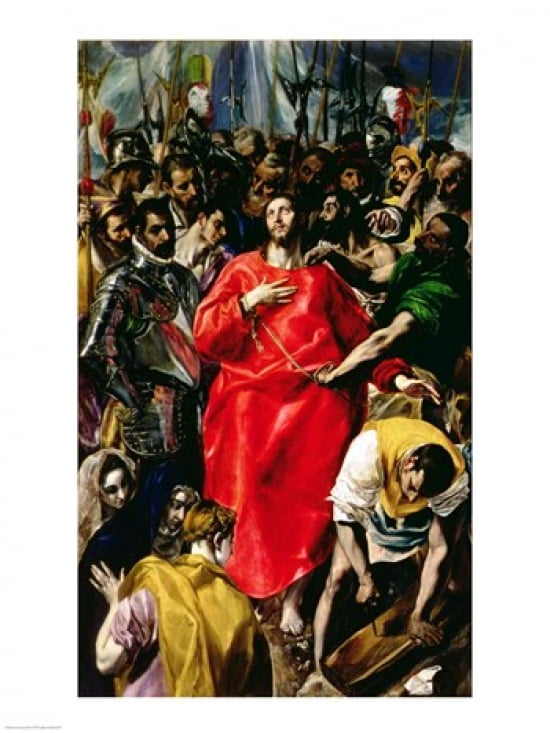 The Disrobing of Christ Canvas Art - El Greco (18 x 24)