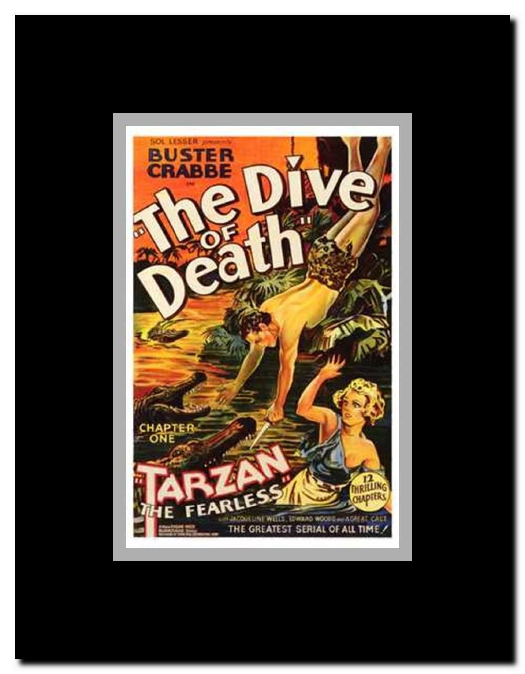 The Dive of Death Framed Movie Poster