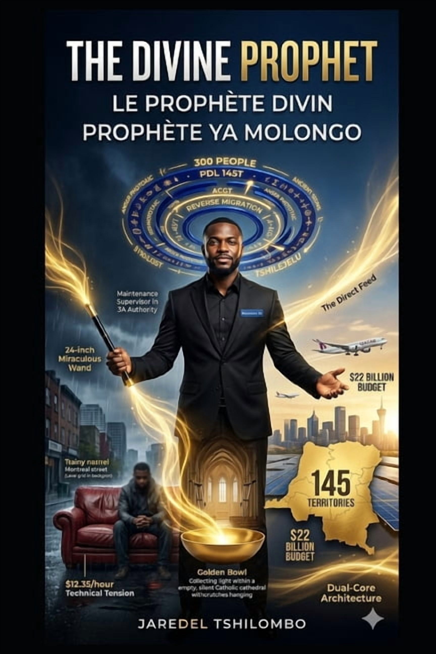 The Divin Prophet - Le ProphÃ¨te Divin - ProphÃ¨te YA Molongo: Trilangue, (Paperback)