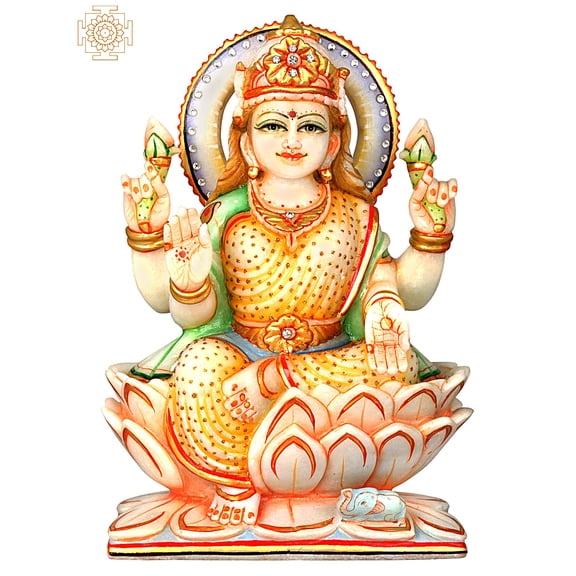10" The Divine Status of Devi Lakshmi | Handmade | Made In India