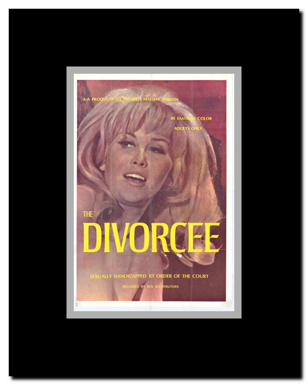 The Divorcee Framed Movie Poster