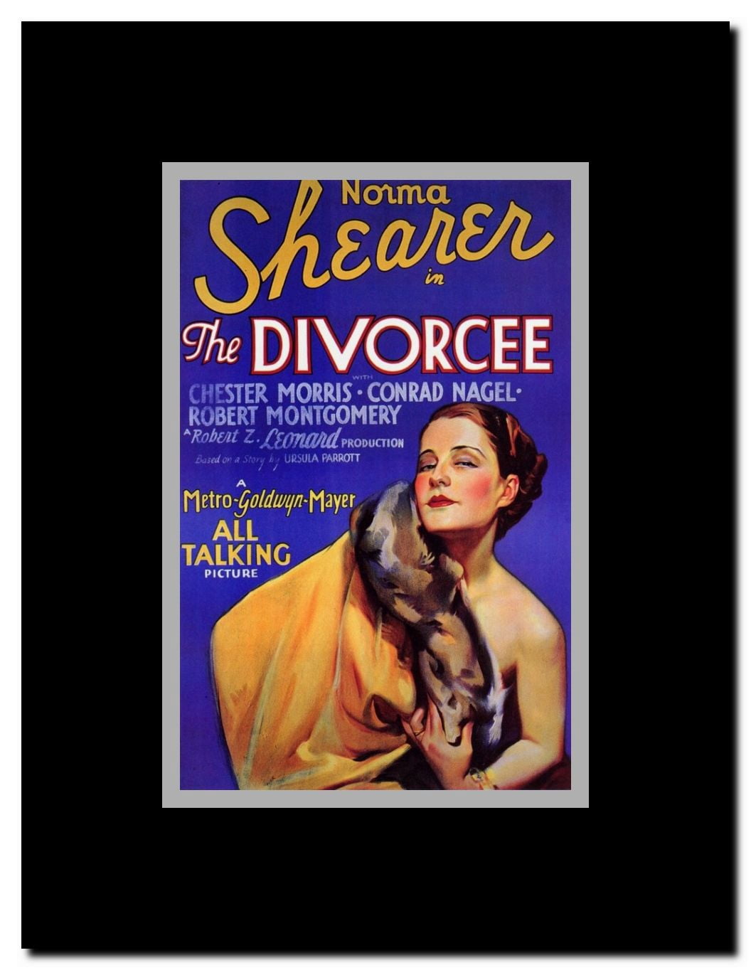 The Divorcee Framed Movie Poster