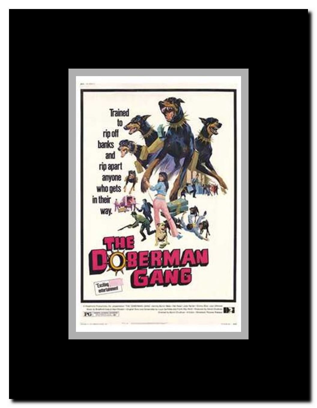 The Doberman Gang Framed Movie Poster