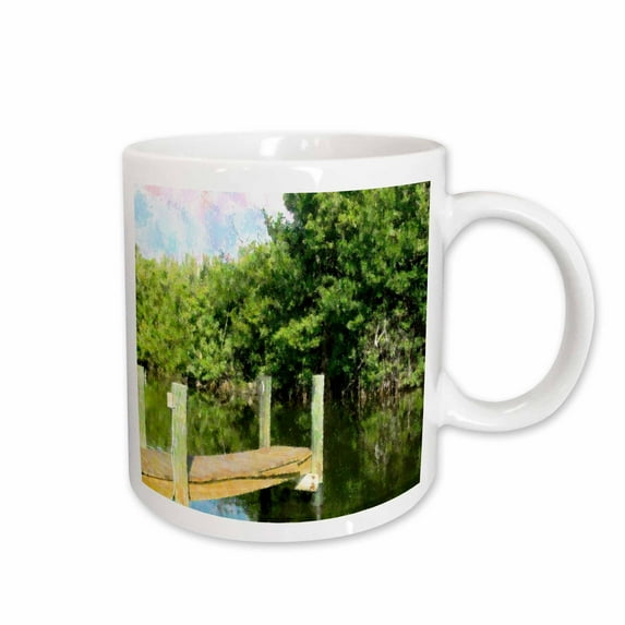 3drose, the Dock, 15oz Mug