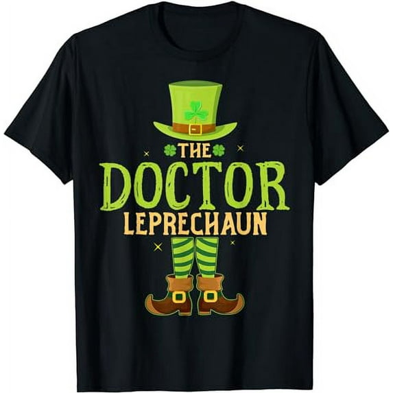 The Doctor Leprechaun Funny Matching St Patricks Day T-Shirt