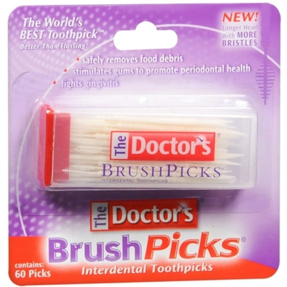 The Doctor's BrushPicks 60 Each (Pack of 4)