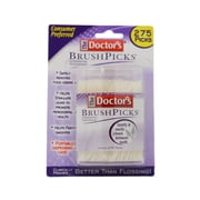 The Doctors BrushPicks Interdental Toothpicks, 275 Pieces per Pack 1-Pack
