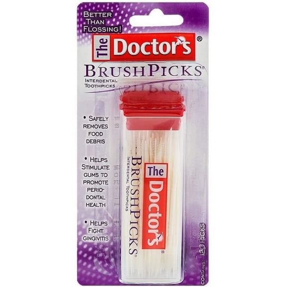 The Doctor's BrushPicks International Toothpick, 120 picks