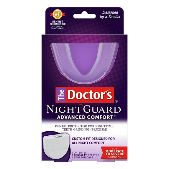 The Doctor's NightGuard, Mouth Guard for Grinding Teeth, Dental Guard for Bruxism, Night Guard for Teeth, 1 Pack C14