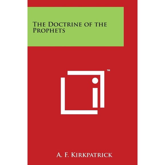 The Doctrine of the Prophets