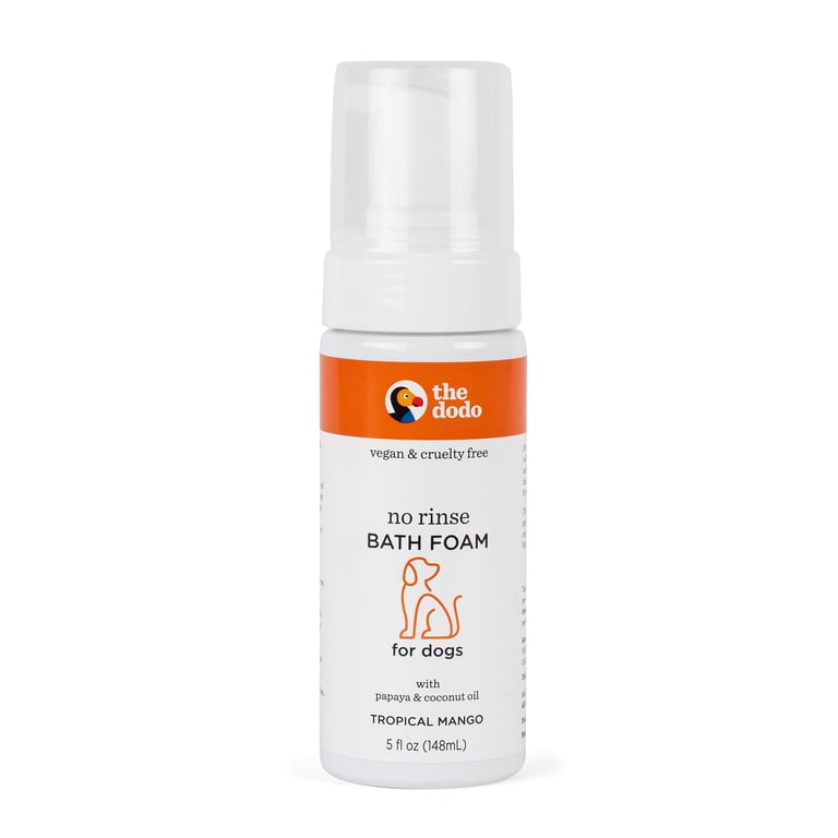 シャンプー dodoitu The Dodo No Rinse Bath Shampoo Foam for Dogs Mango Scent - Walmart.com