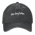 thumbnail image 1 of The Dog Father Print Vintage Wash Dad Hat Adjustable Curved Brim Baseball Cap,Made In USA,Casual Outdoor Sports Fishing Cap for Men and Women, 1 of 8