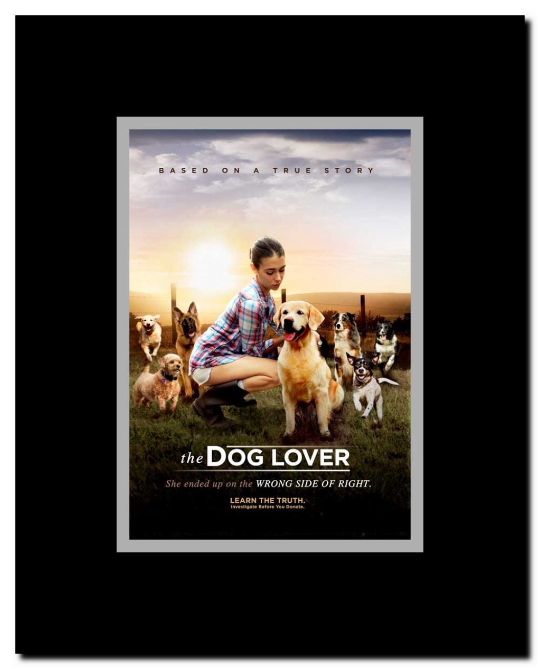 The Dog Lover Framed Movie Poster