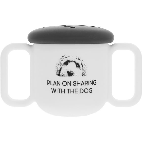 Pavilion Gift Company - The Dog - Silicone Snack Bowl with Lid