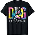thumbnail image 1 of The Dog Whisperer Dog Lover Pet Owner Agility Handler T-ShirtMen's and women's gift, black and white T-shirt, size: Extra large S-4XL, 1 of 4