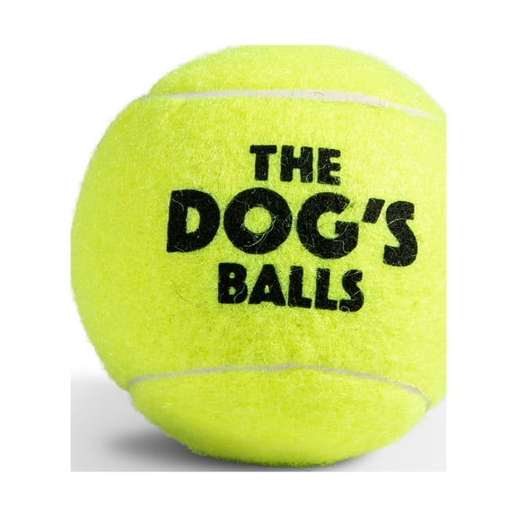 The Dog's Balls, Dog Tennis Balls, 12-Pack Yellow, 2.5 Inches Diameter Dog Toy, Strong Dog & Puppy Ball for Training, Play, Exercise & Fetch