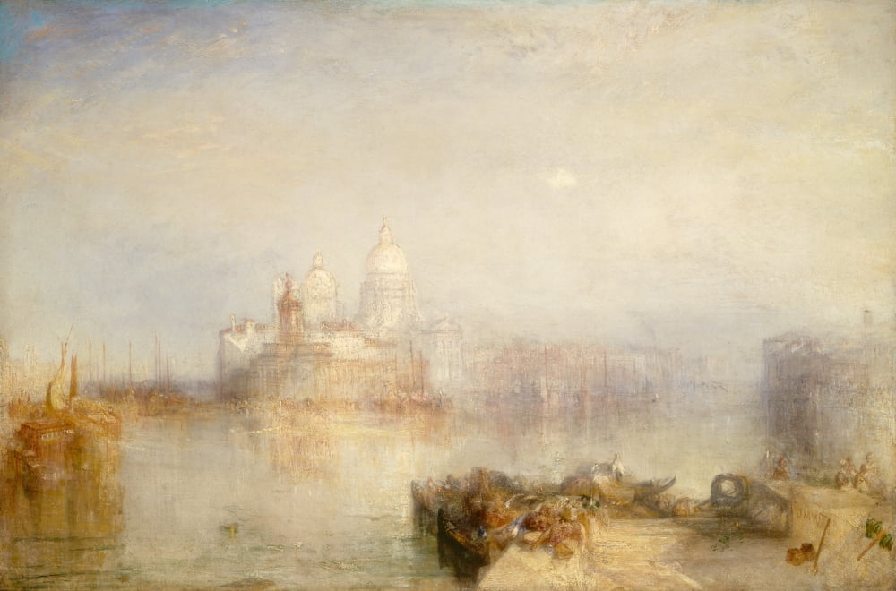 The Dogana And Santa Maria Della Salute Canvas Art - (24 x 18)