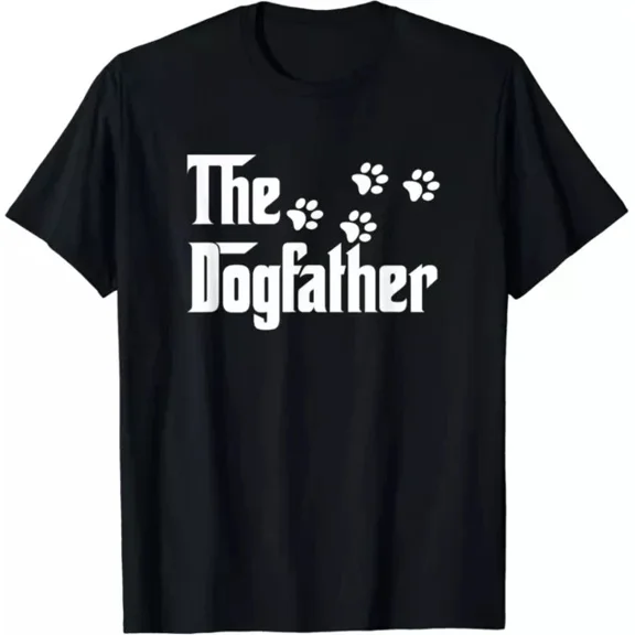 The Dogfather T Shirt Dad Fathers Day Gift Dog Lover Shirt Unisex S-5XL Hot Trending Shirt, Vintage Birthday Gift