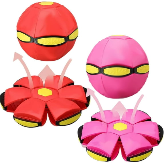 The Doggy Disc Ball, Dog Toy, Doggie Disc Ball for Small Medium Large Dogs, Doggie Disk Ball with Lights, Portable Pet Toy Doggie Flying Saucer
