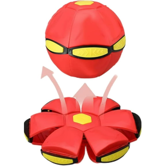 The Doggy Disc Ball,  Dog Toy, Doggie Disc Ball for Small Medium Large Dogs, Doggie Disk Ball with Lights, Portable Pet Toy Doggie Flying Saucer