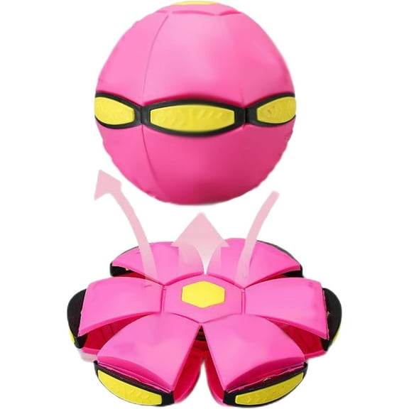 HODESunPure Doggy Disc, Portable Dog Toy with Lights for Play and Training