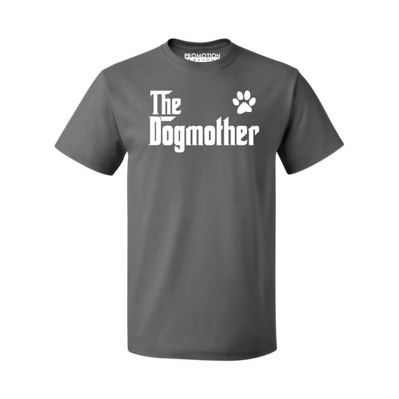 The Dogmother Dog Lovers Mother's Day Men's T-shirt, M, Charcoal
