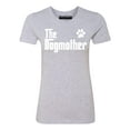 thumbnail image 1 of The Dogmother Dog Lovers Mother's Day Women's T-shirt, 2XL, H. Grey, 1 of 2