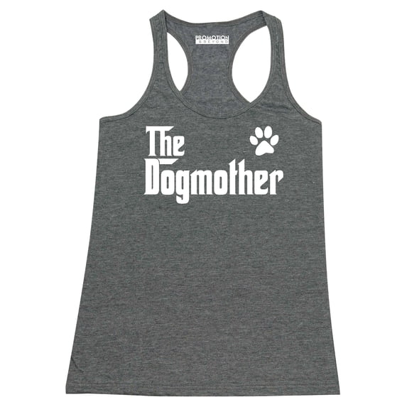 The Dogmother Dog Lovers Mother's Day Women's Tank Top, 2XL, H. Charcoal