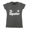 thumbnail image 1 of The Dogmother Dog Lovers Mother's Day Women's V-neck, M, Heather Charcoal, 1 of 2