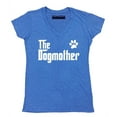 thumbnail image 1 of The Dogmother Dog Lovers Mother's Day Women's V-neck, XL, Heather Royal, 1 of 2