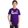 thumbnail image 1 of The Dogmother Dog Lovers Mother's Day Youth T-shirt, Youth S, Purple, 1 of 2