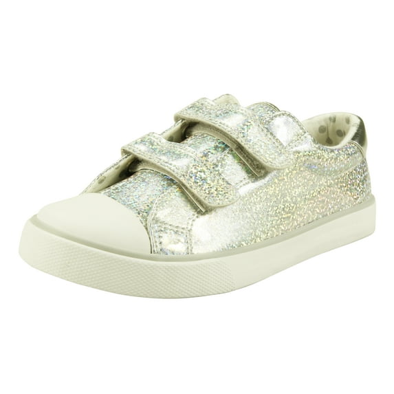 The Doll Maker Girl's Double Strap Metallic Sneaker (Little Kid/Big Kid) - TD193011B-7
