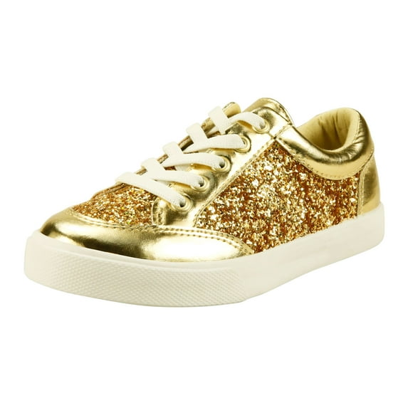The Doll Maker Girl's Glittler Metallic Sneaker (Little Kid/Big Kid) - TD193008A-2